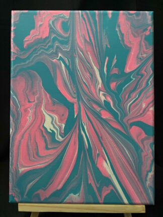 #0050 - Original 9x12 - Blue, Pink, and White