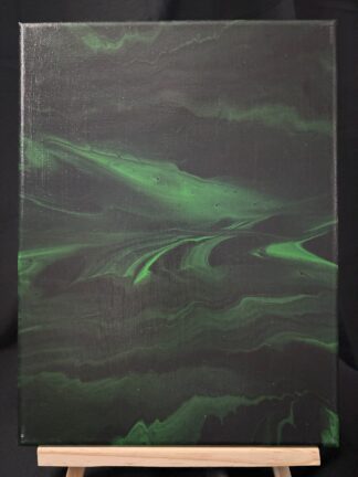 #0056 - Original 9x12 - Neon Green and Black