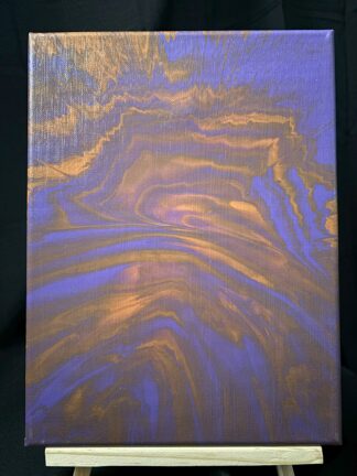 #0058 - Original 9x12 - Purple and Orange
