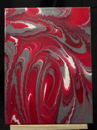 #0080 - Original 9x12 - Red, White, and Gray