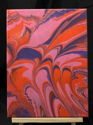 #0086 - Original 9x12 - Pink, Purple, and Orange