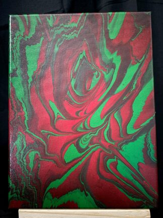 #0093 - Original 9x12 - Red and Green
