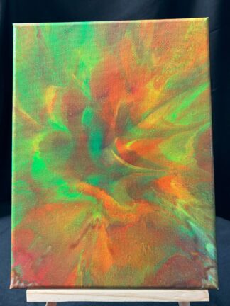 #0113 - Original 9x12 - Neon Orange, Neon Yellow, and Neon Green