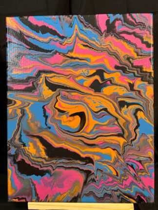 #A0008 - Original 11x14 - Blue, Orange, Magenta, and Black