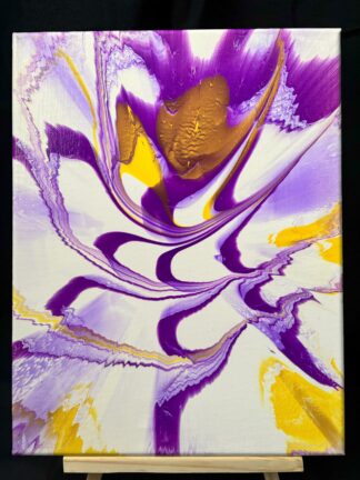 #A0016 - Original 11x14 - White, Yellow, and Purple