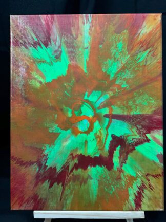 #A0018 - Original 11x14 - Glow Green, Orange, and Red
