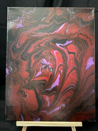 #A0020 - Original 11x14 - Red, Purple, and Black