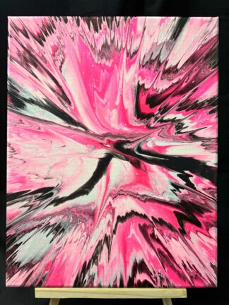 #A0025 - Original 11x14 - Black, White, Neon Pink