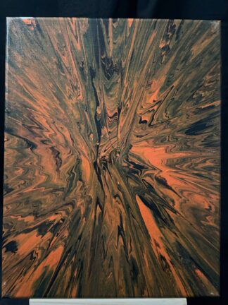 #A0029 - Original 11x14 - Black and Orange