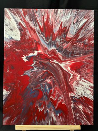 #A0031 - Original 11x14 - Red, White, and Royal Blue