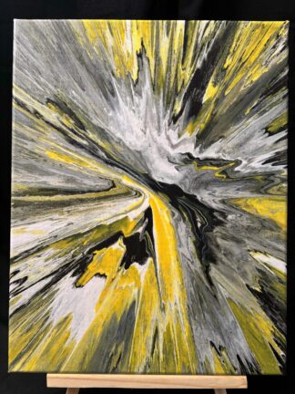 #A0036 - Original 11x14 - Black, White, and Yellow