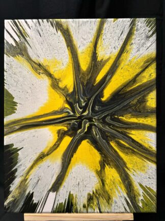 #A0037 - Original 11x14 - Black, White, and Yellow