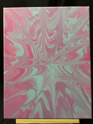 #A0044 - Original 11x14 - Light Blue and Pink