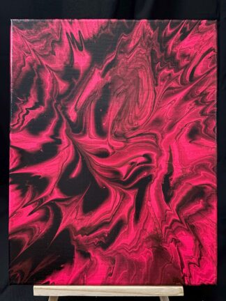 #A0045 - Original 11x14 - Neon Pink and Black