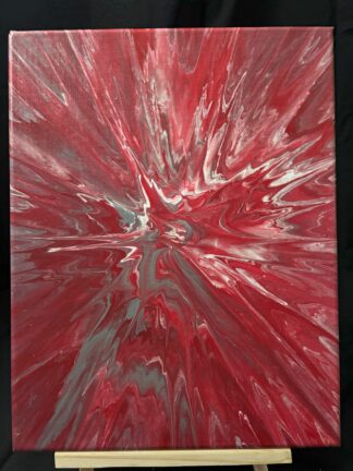 #A0046 - Original 11x14 - Red, White, and Gray