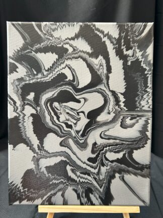 #A0083 - Original 11x14 - Black and Gray