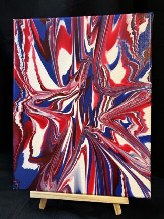 #A0115 - Original 11x14 - Red, White, and Royal Blue